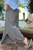 Frame Scoop Hem Pant Washed Chocolate